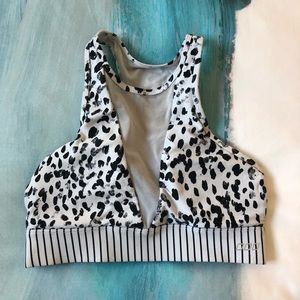 Leopard spot bra